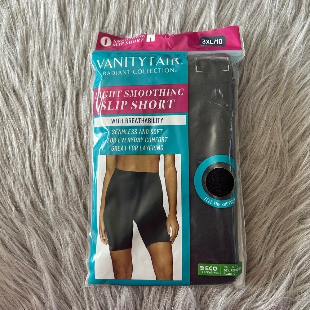 Vanity‎ Fair Radiant Collection Light Smoothing Slip Short Womens Size 3XL/10